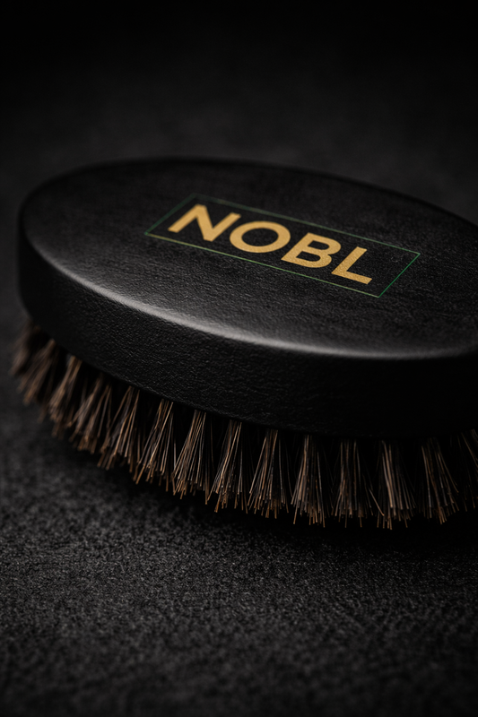 Boar-Bristle Beard Brush